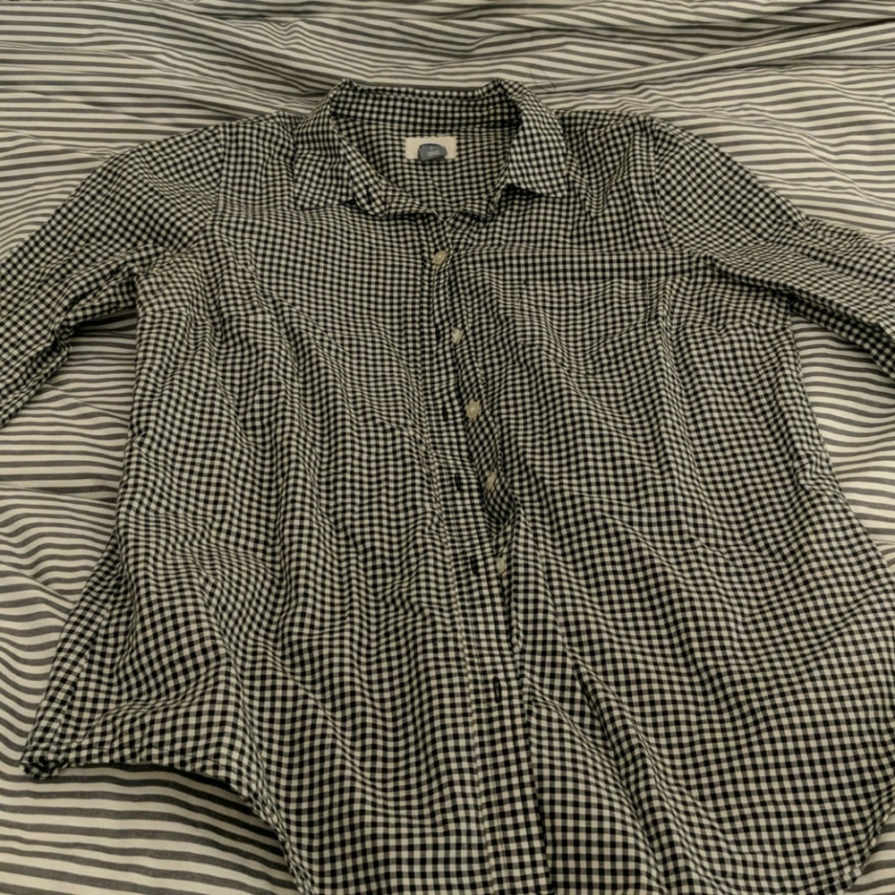 Checked Button Down
